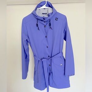Helly Hansen purple raincoat